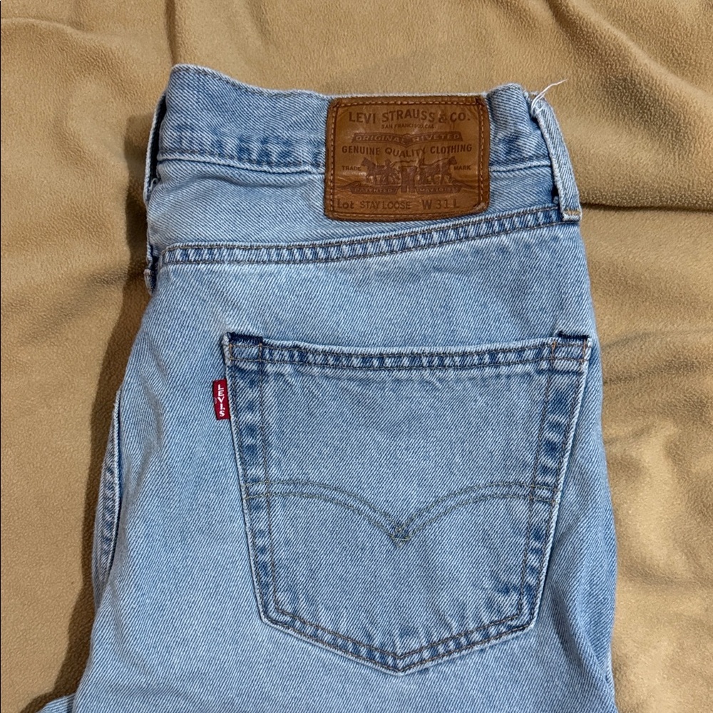 Levi's Classic Blue Men's Straight Jeans